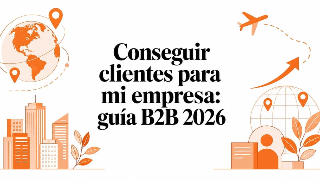 Conseguir clientes para mi empresa: guía B2B 2026