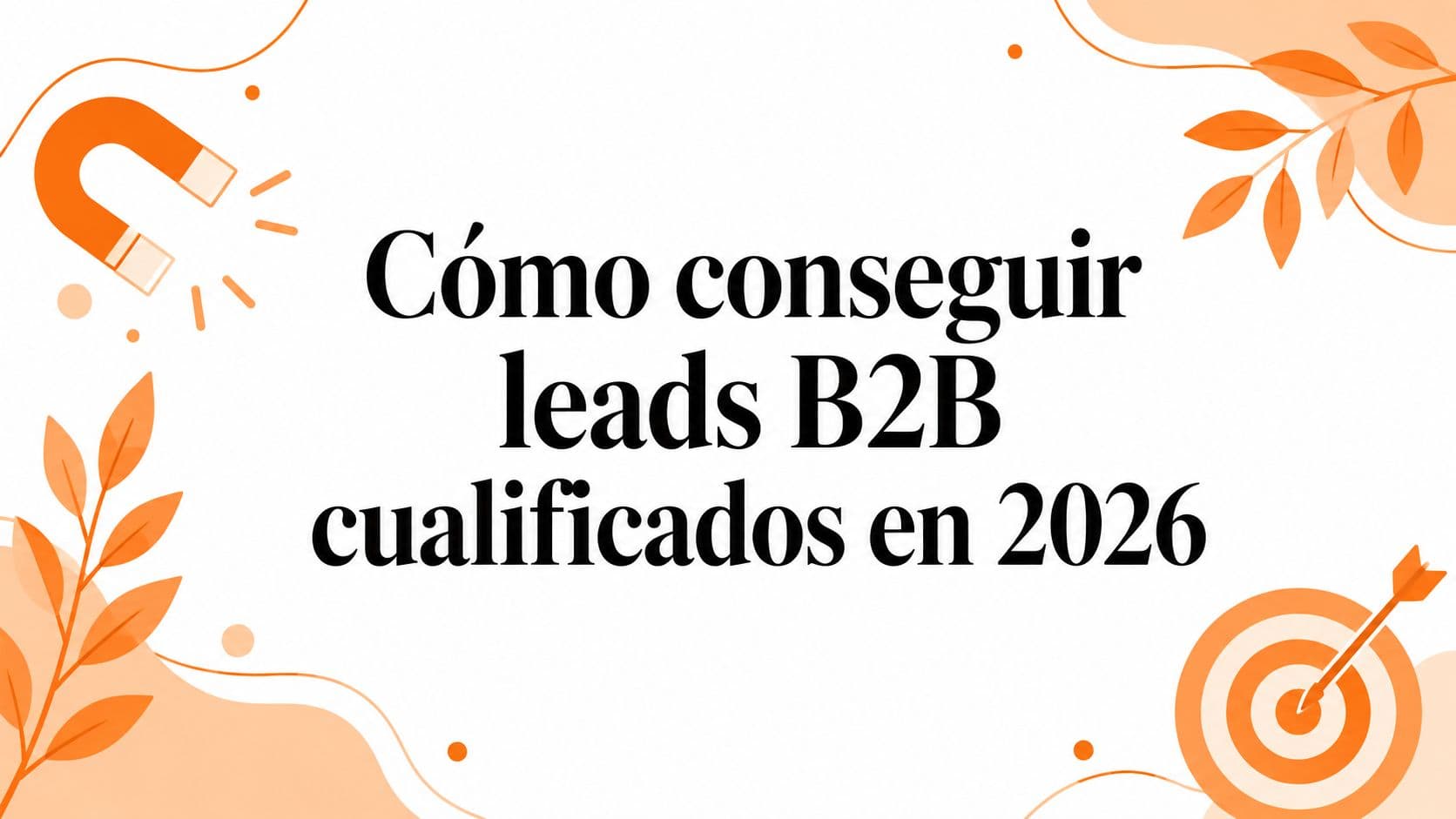 Cómo conseguir leads B2B cualificados en 2026
