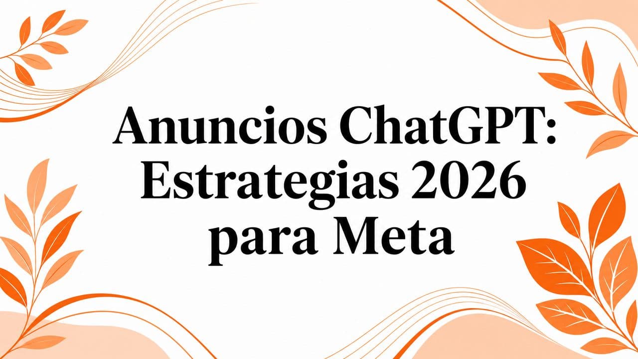 Anuncios ChatGPT: Estrategias 2026 para Meta