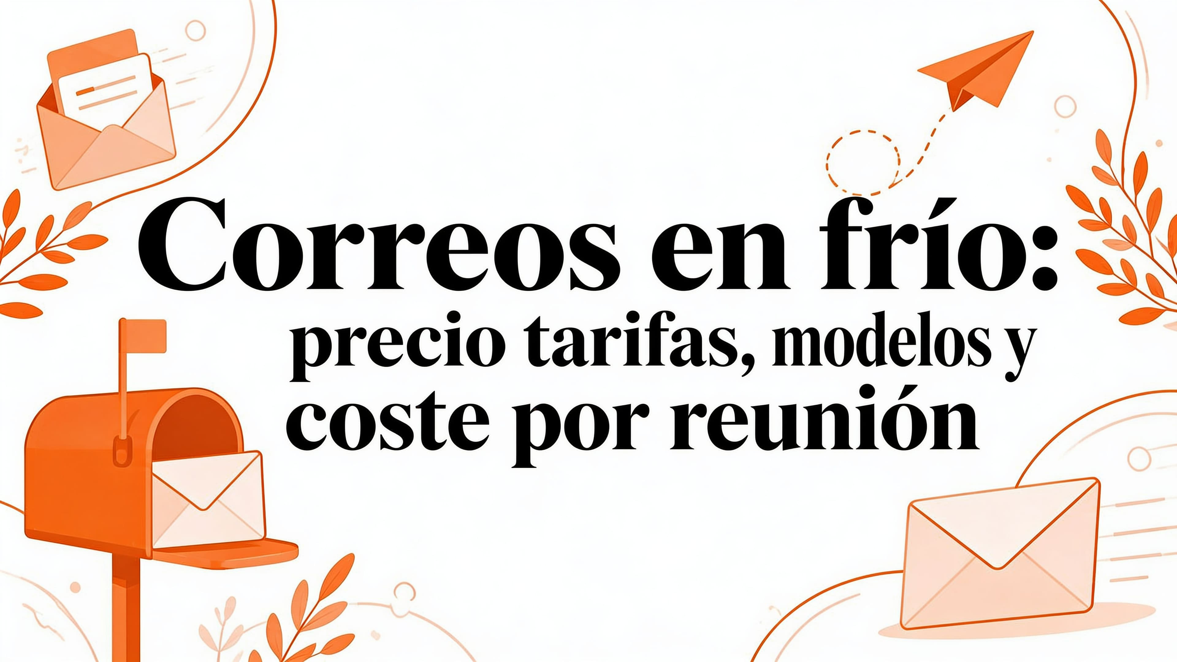 Correos frío precio: tarifas, modelos y coste por reunión