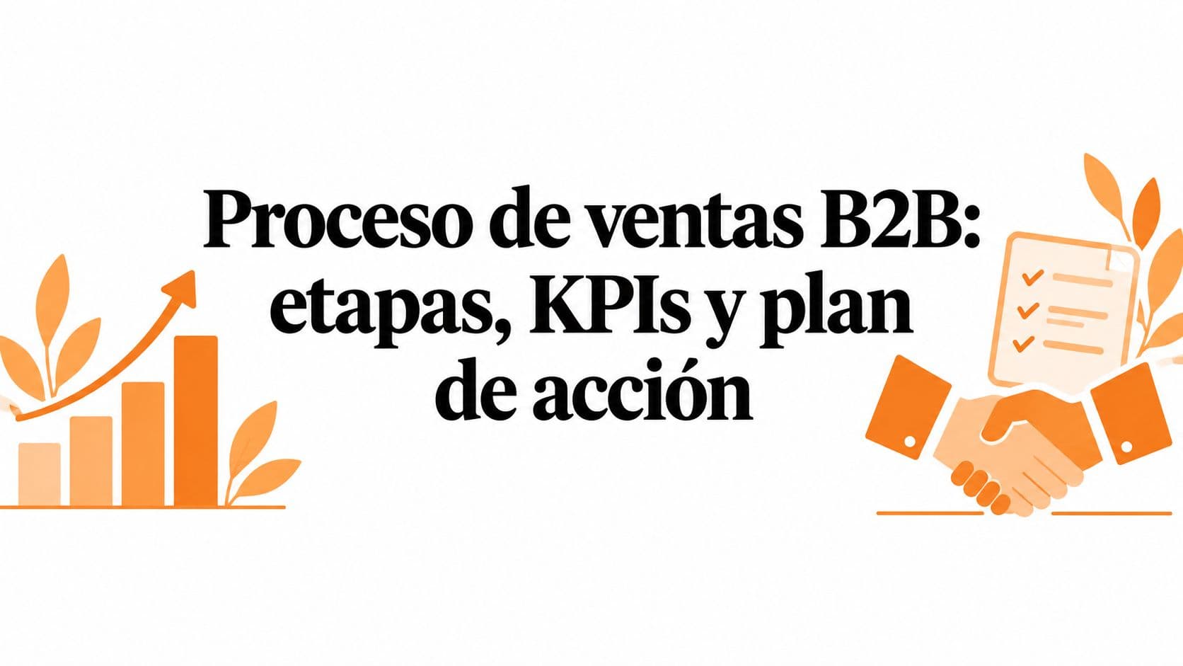 Proceso de ventas B2B: etapas, KPIs y plan de acción