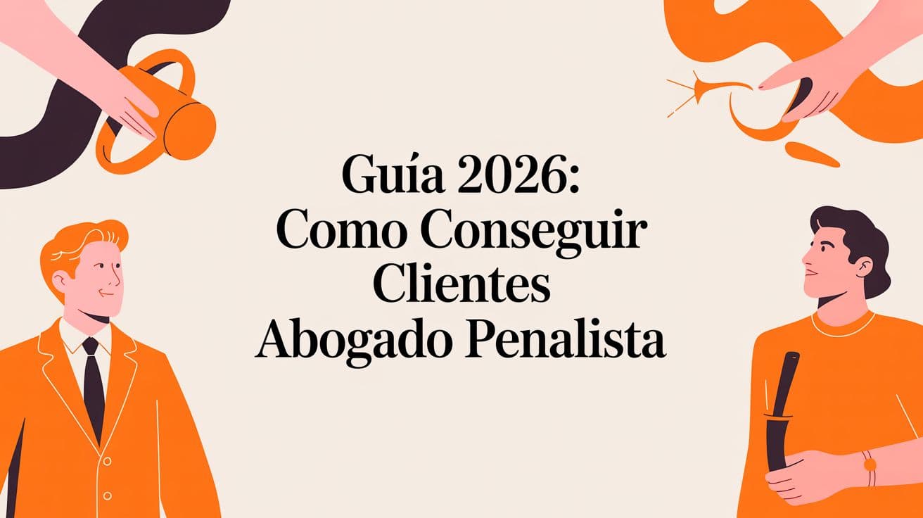 Guía 2026: como conseguir clientes abogado penalista
