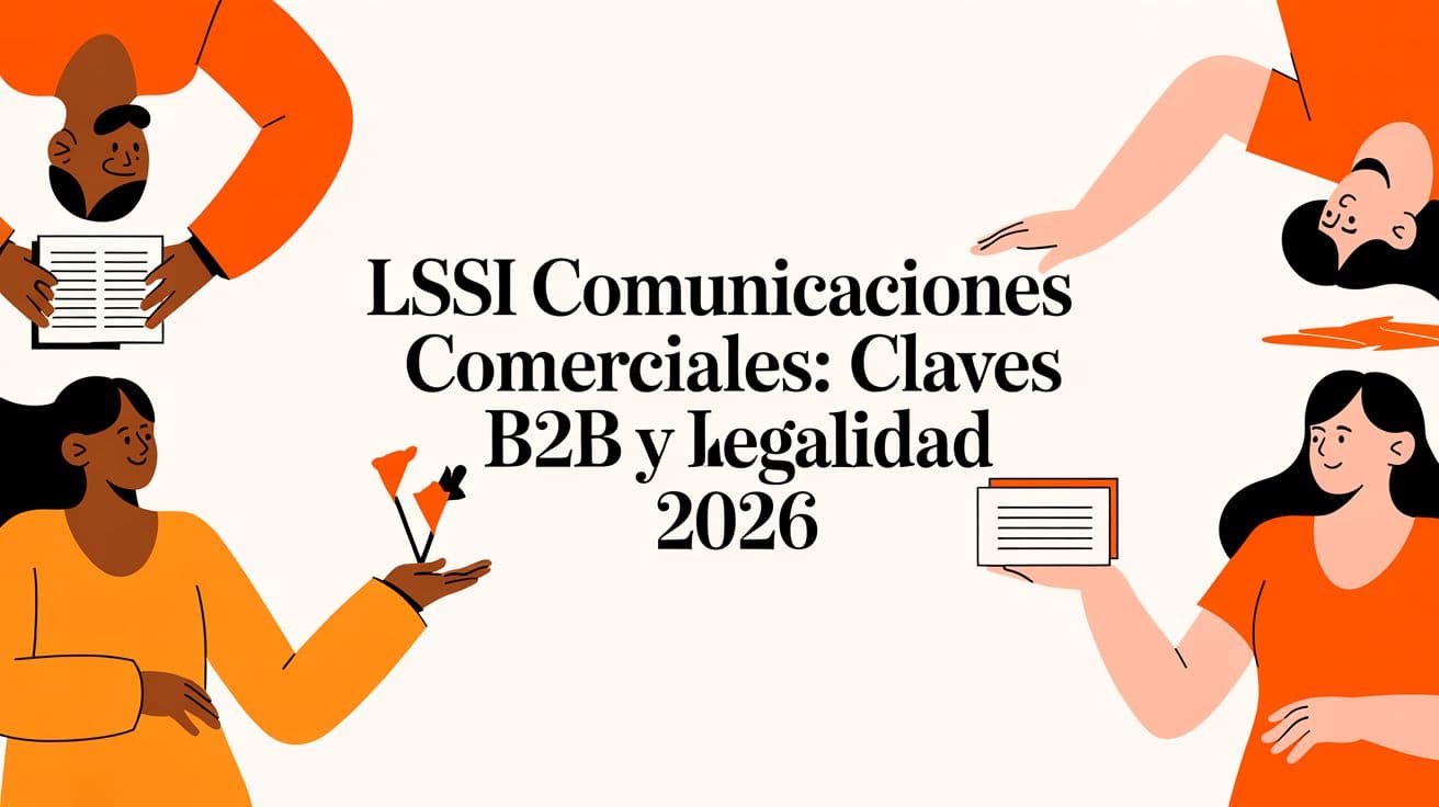 LSSI comunicaciones comerciales: Claves B2B y legalidad 2026
