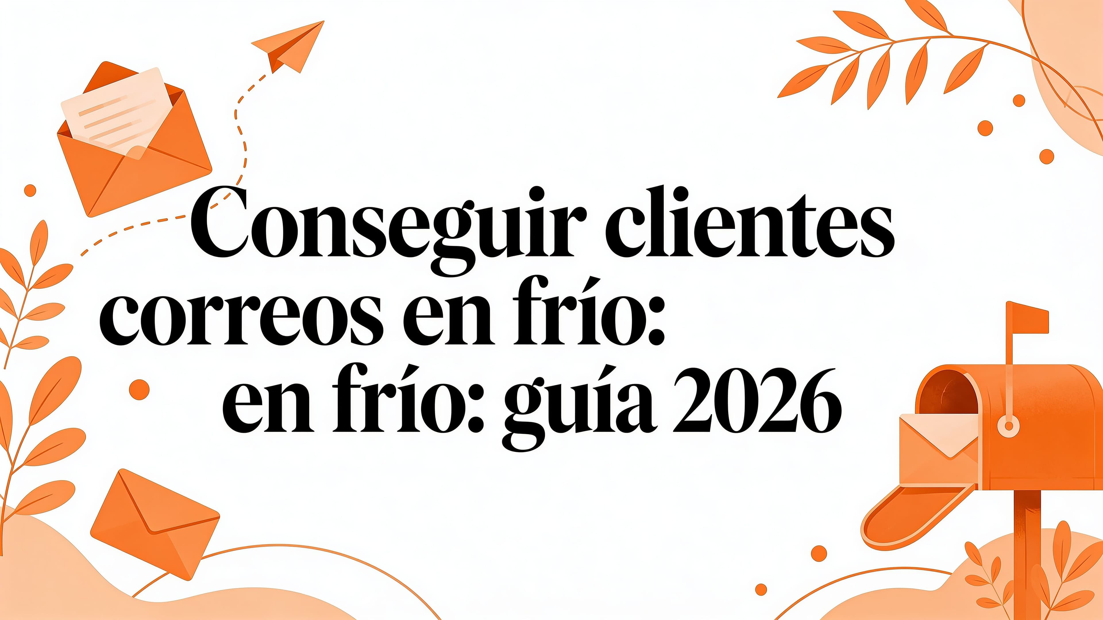 Conseguir clientes correos en frio: guía 2026